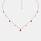 The Blazing Rubinoo Station Necklace