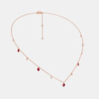 The Blazing Rubinoo Station Necklace