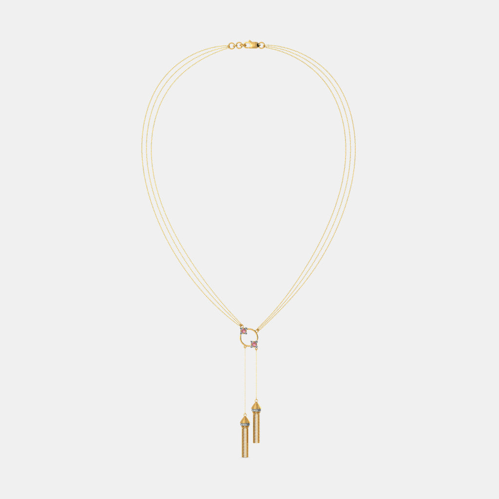 The Twin Tassel Necklace