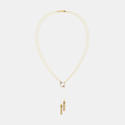 The Twin Tassel Necklace