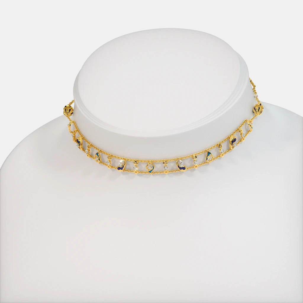 The Barlin Convertible Choker Necklace