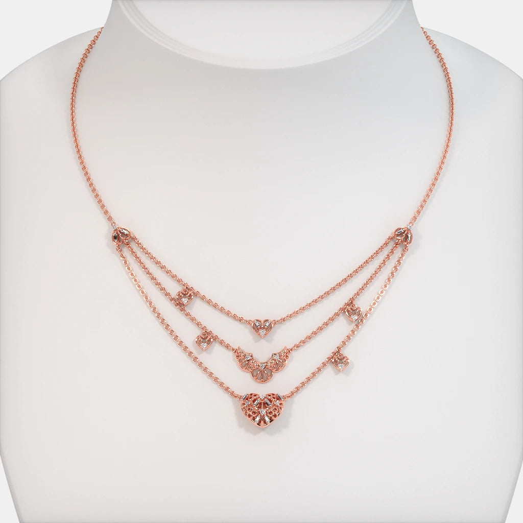 The Rosette Charm Necklace