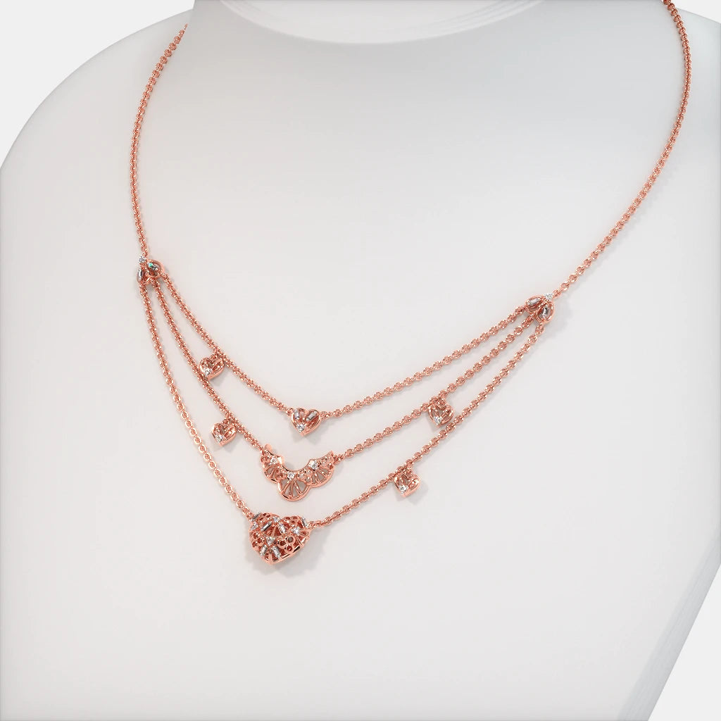 The Rosette Charm Necklace