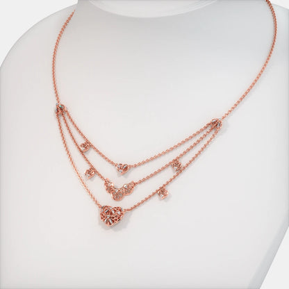 The Rosette Charm Necklace