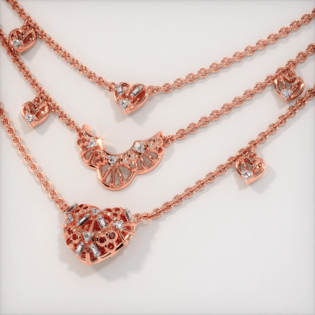 The Rosette Charm Necklace