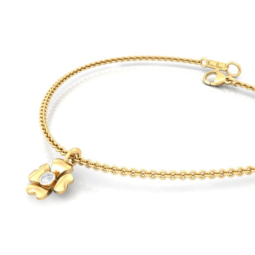 Four-petal Diamond Bracelets