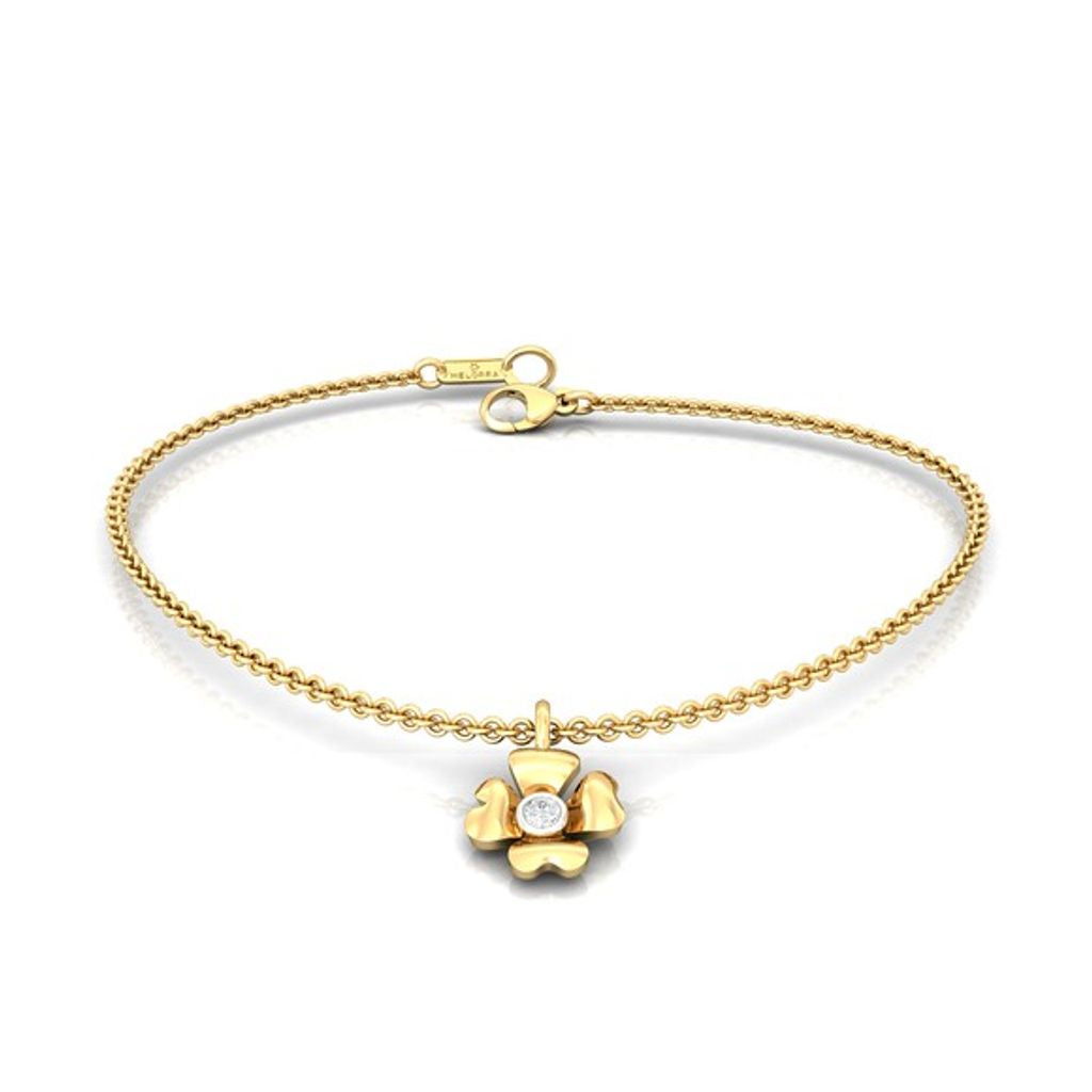 Four-petal Diamond Bracelets