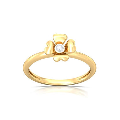 Four-petal Diamond Rings