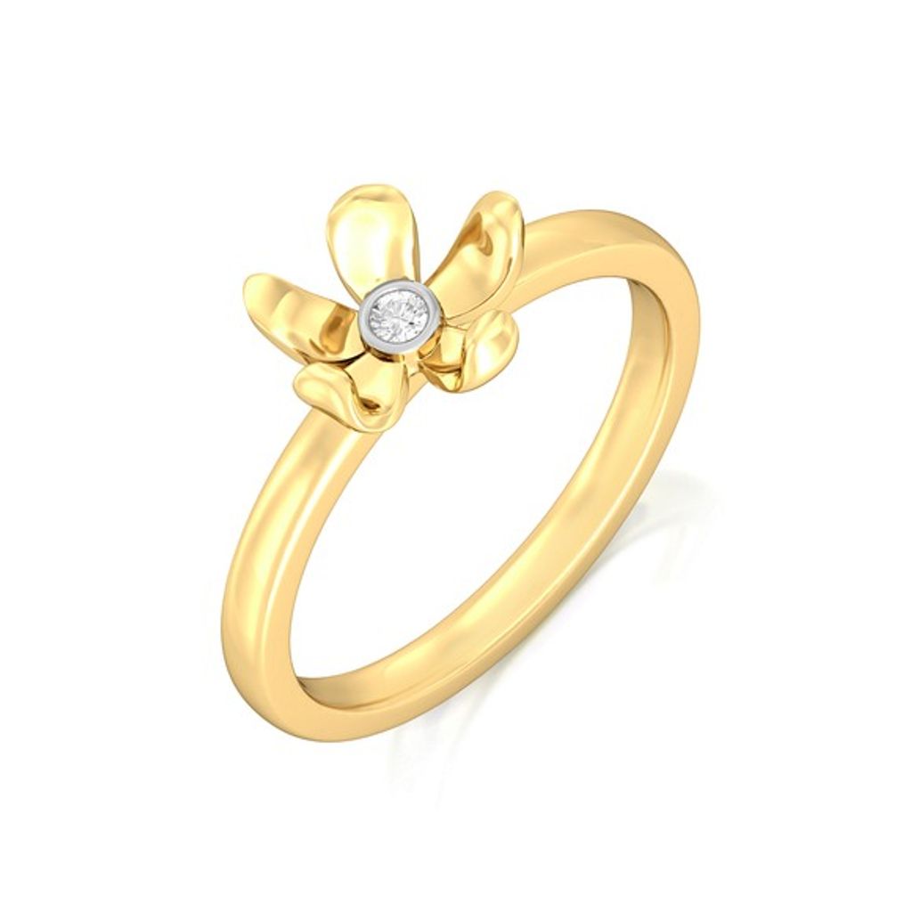 Blooming Floret Diamond Rings