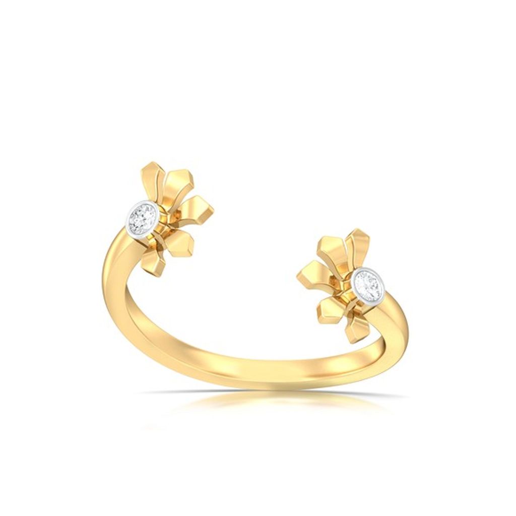 Greek lotus Diamond Rings