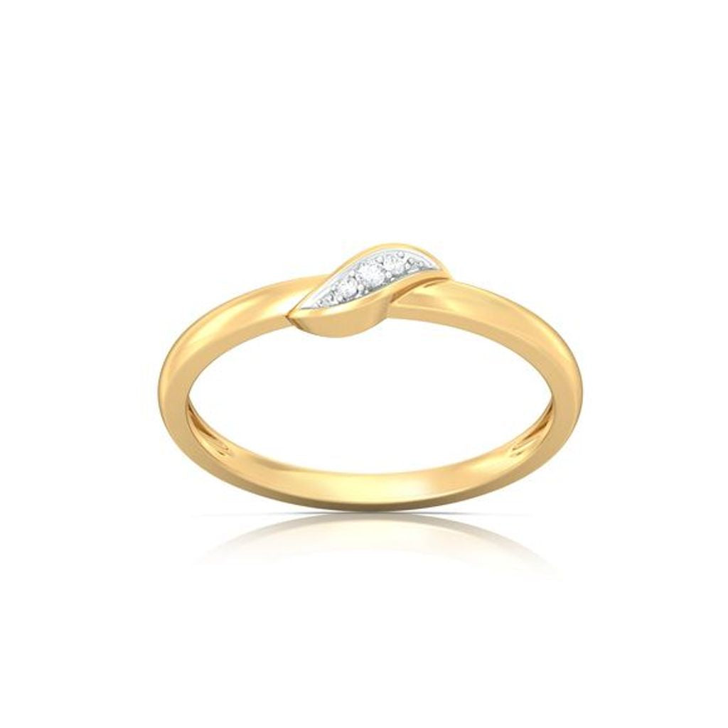 Leaf it up Diamond Rings