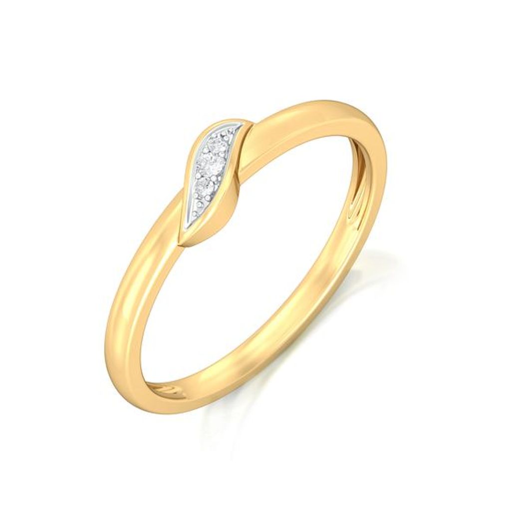 Leaf it up Diamond Rings