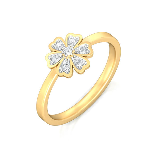 Star of Hearts Diamond Rings