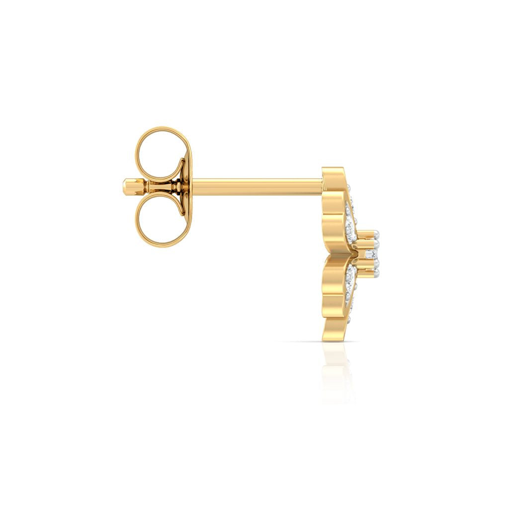 Star of Hearts Diamond Earrings