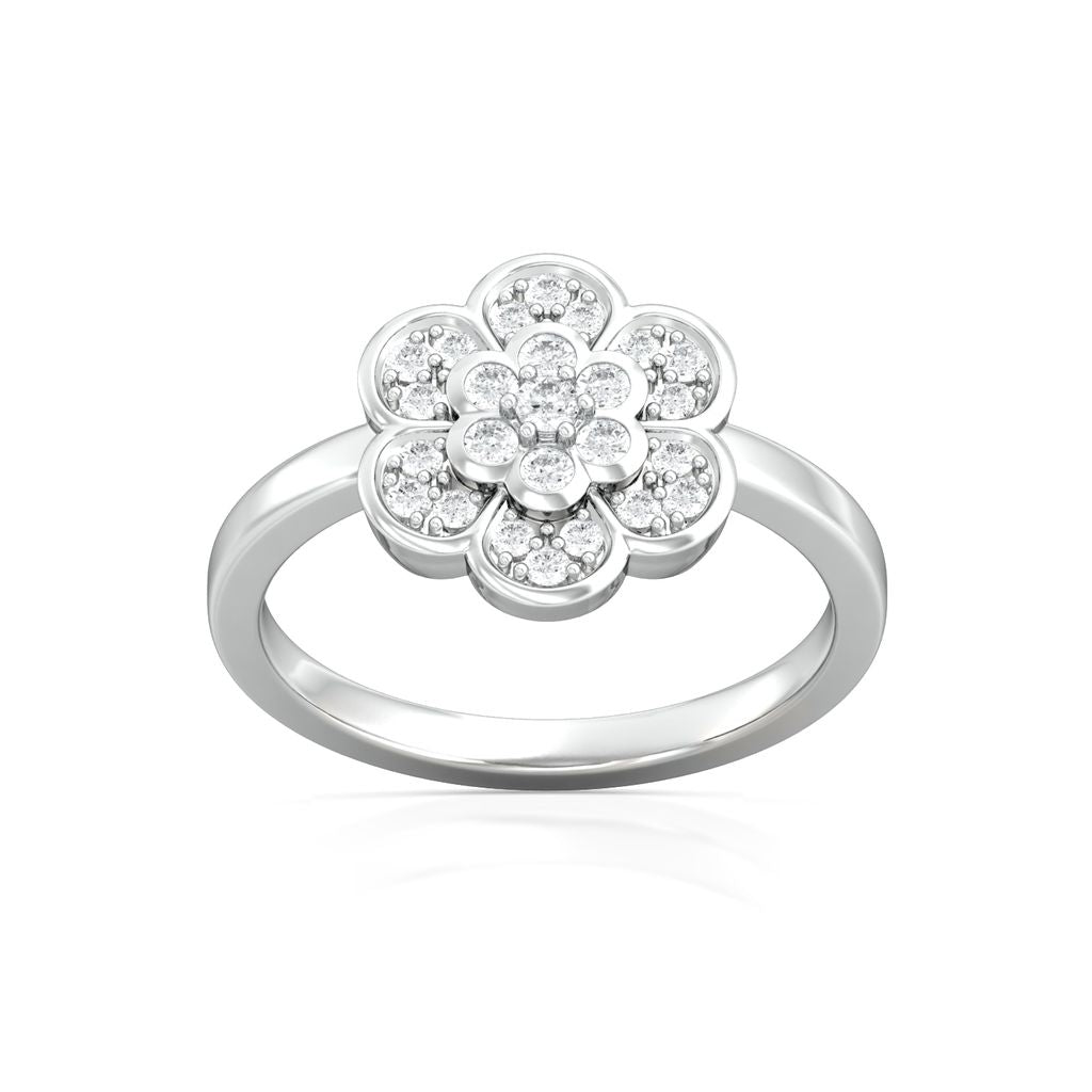 Star Blossom Diamond Rings