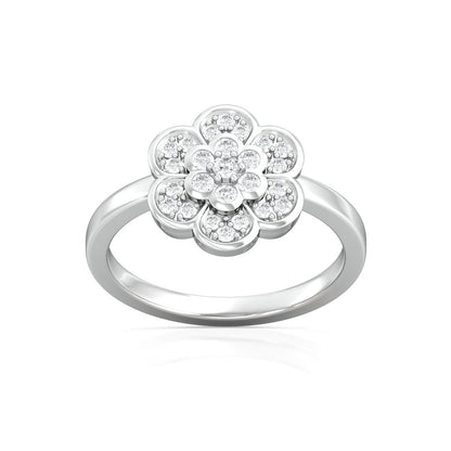 Star Blossom Diamond Rings