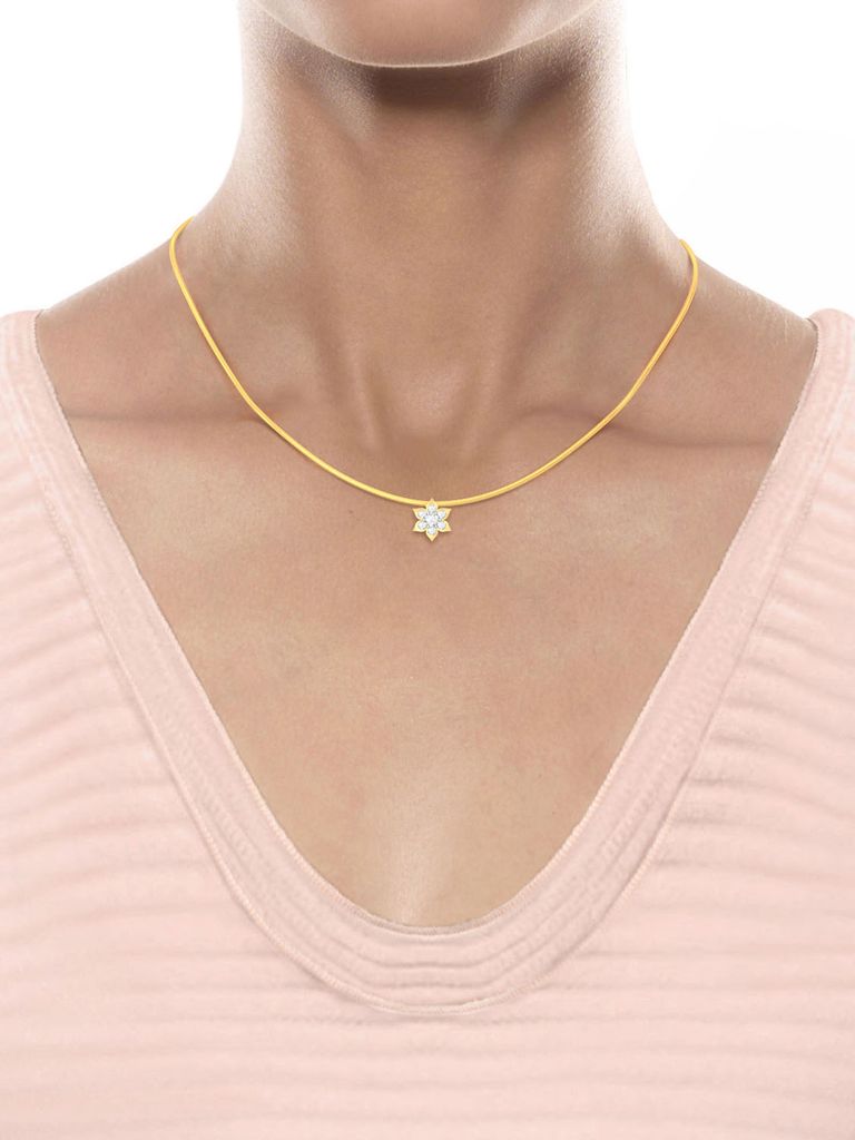 Blooming Star Diamond Pendants