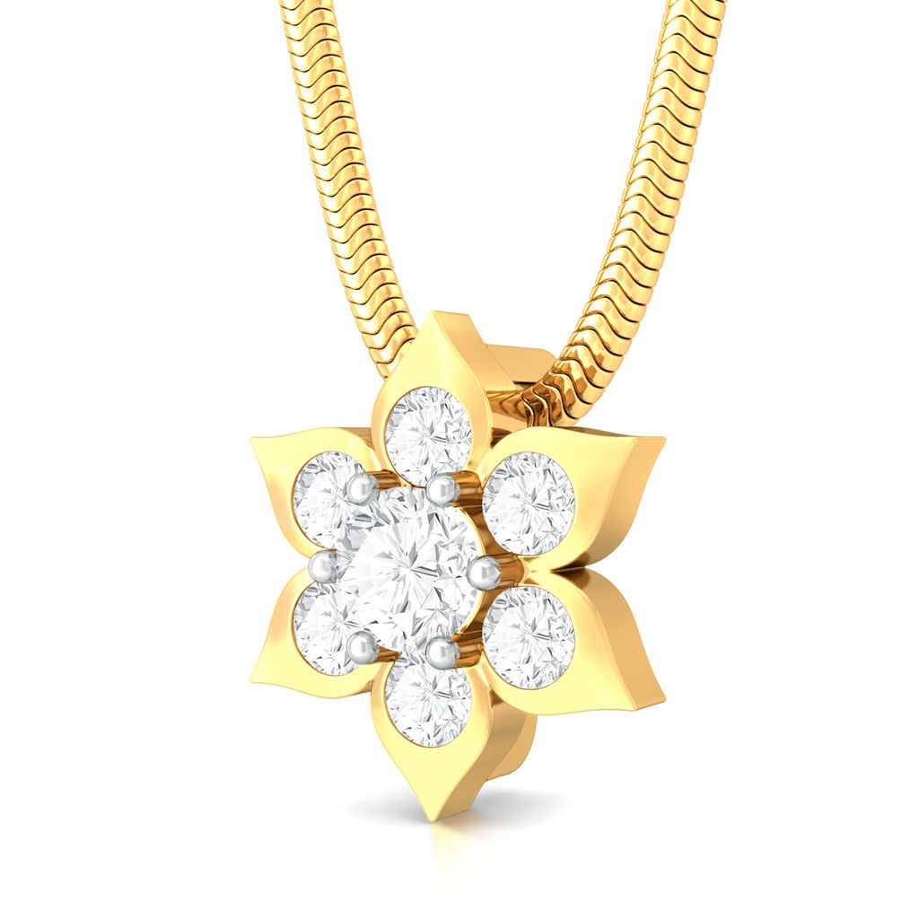 Blooming Star Diamond Pendants