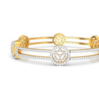 Atomic Girl Diamond Bangles