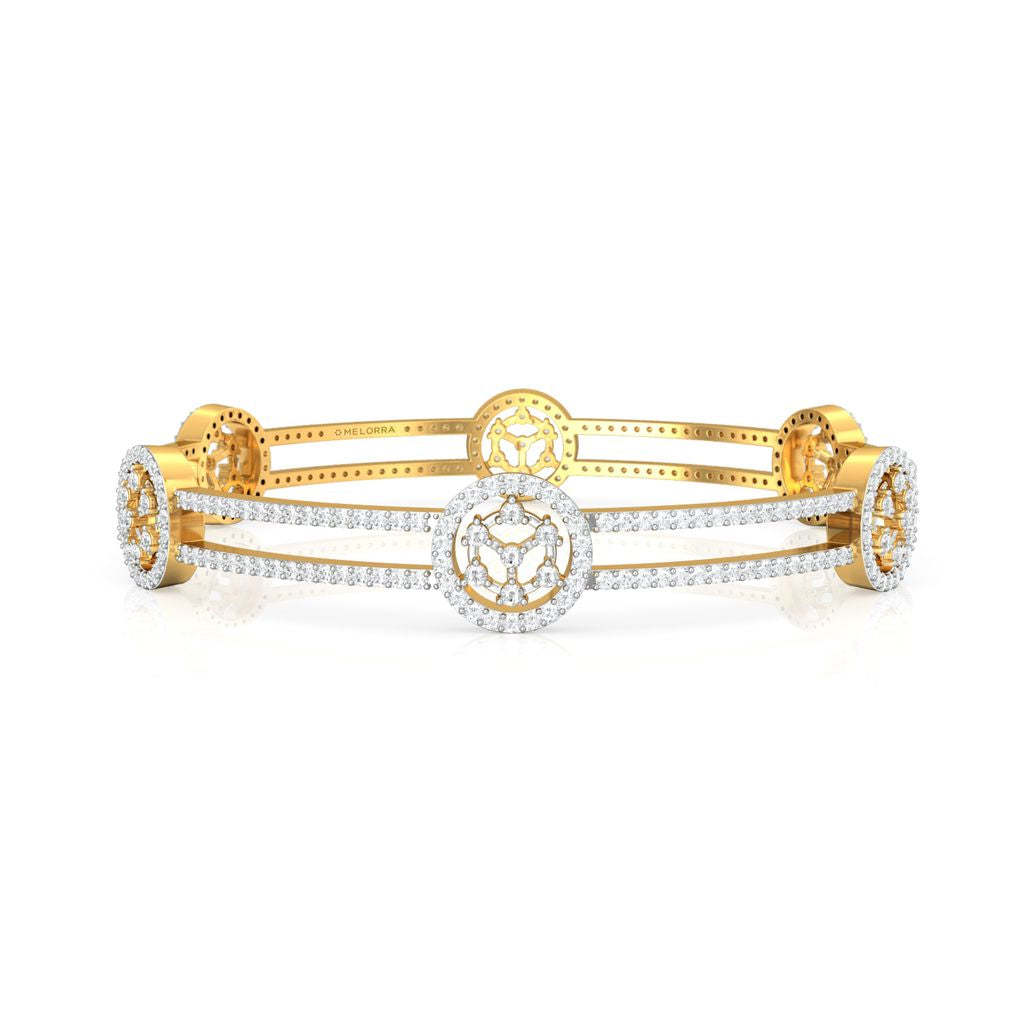 Atomic Girl Diamond Bangles