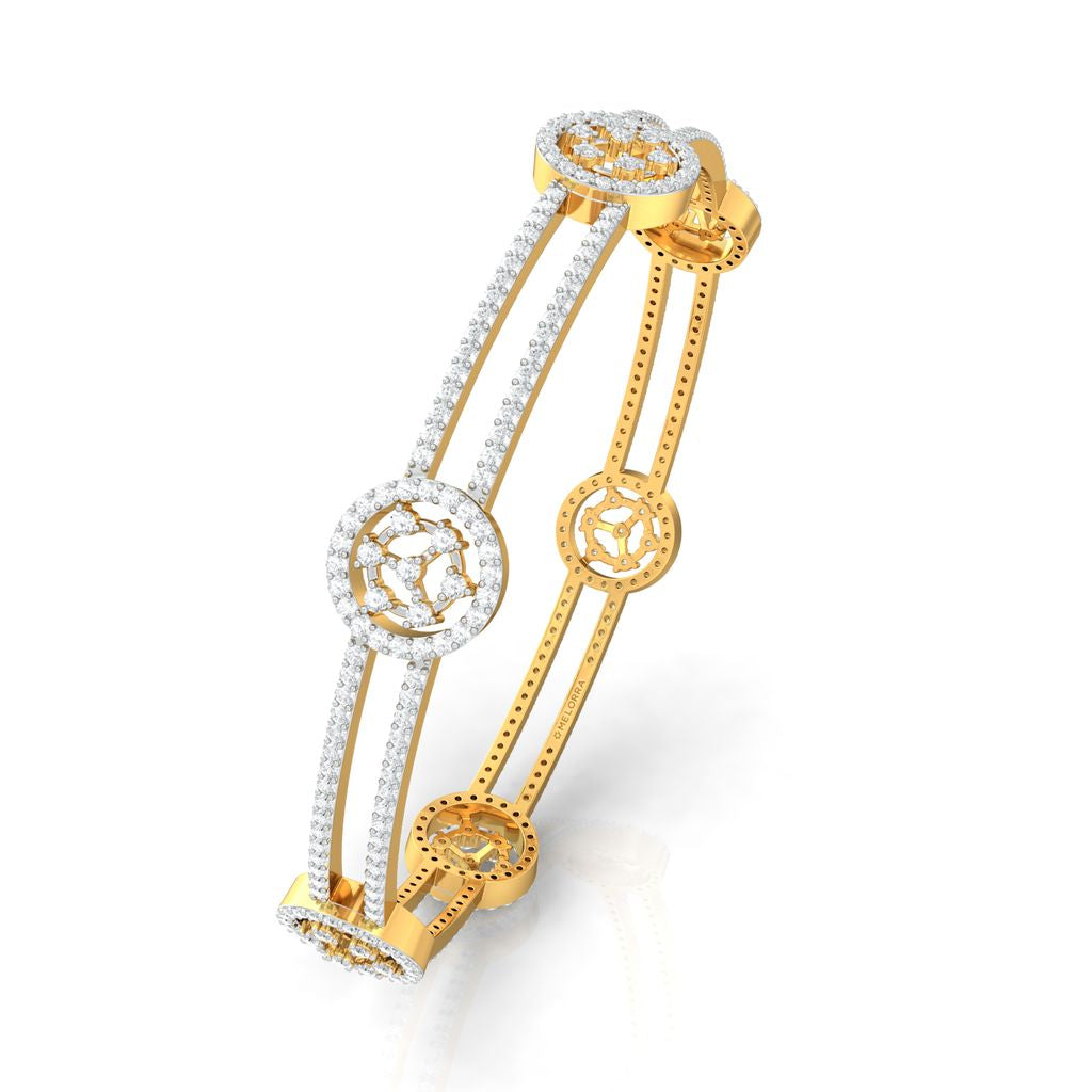 Atomic Girl Diamond Bangles