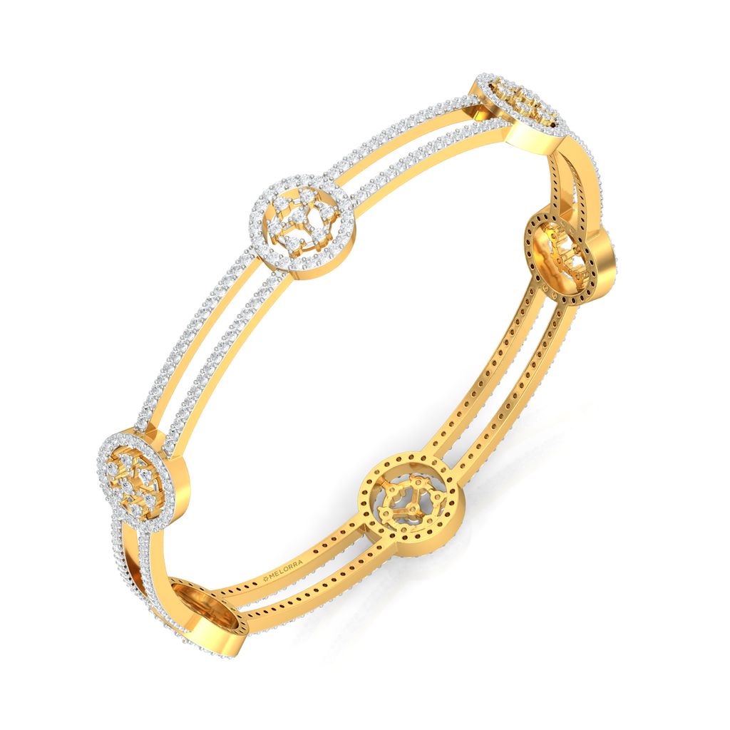 Atomic Girl Diamond Bangles