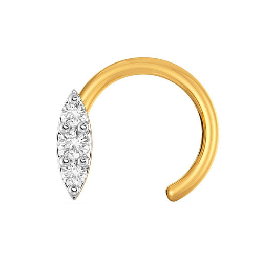 Leafa Diamond Nose Pins