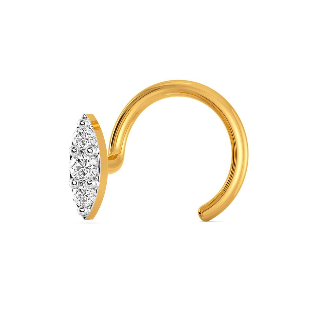 Leafa Diamond Nose Pins