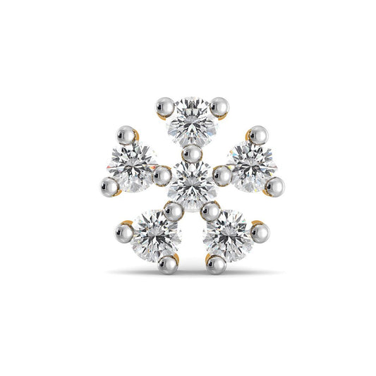 Floral Faerie Diamond Nose Pins