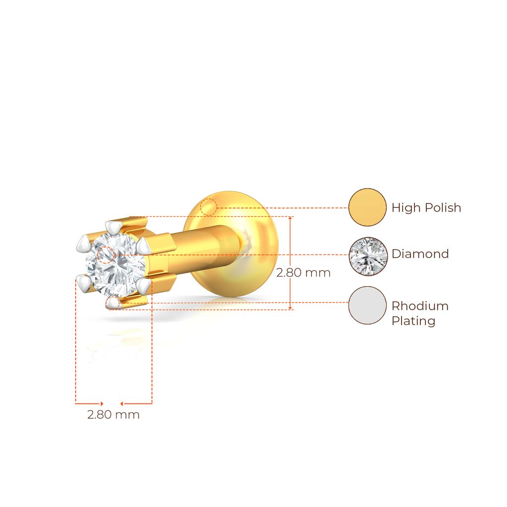 Little Dot Diamond Nose Pins