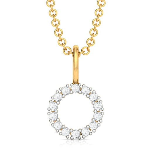 Happy Hoop Diamond Pendants