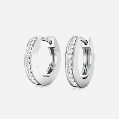 Fine Line Diamond Earrings