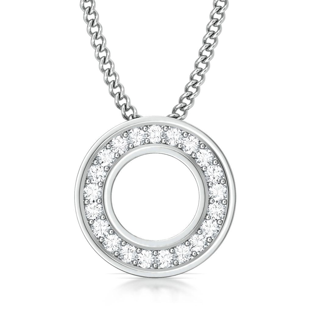 Fine Line Diamond Pendants