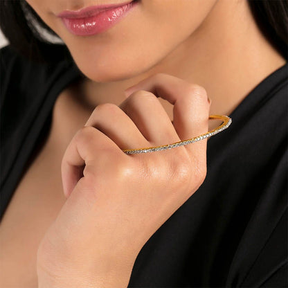 Train of Diamonds Diamond Bangles