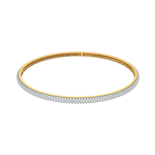 The Halo Diamond Bangles