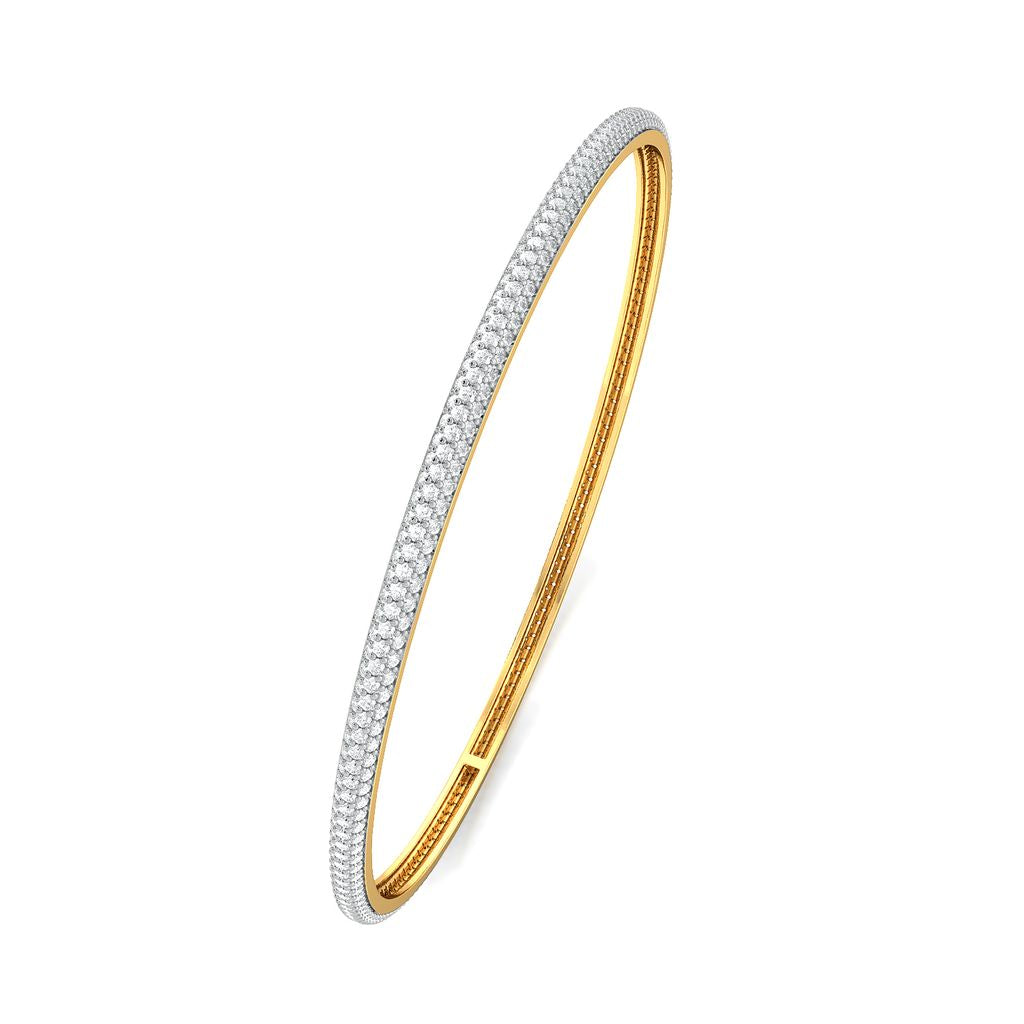 The Halo Diamond Bangles