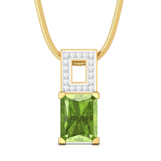Olive Diamond Pendants