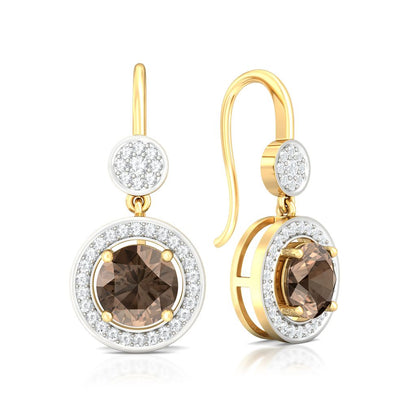 Chocolat Diamond Earrings