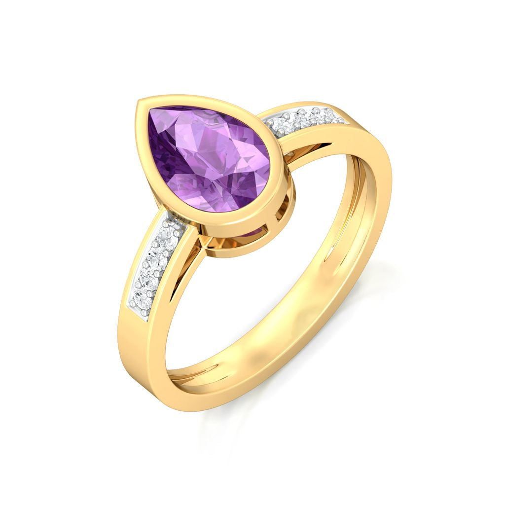 Plum Divine Diamond Rings