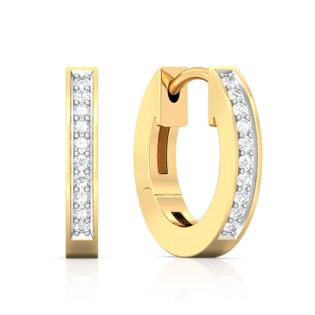 Plum Divine Diamond Earrings