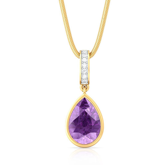 Plum Divine Diamond Pendants