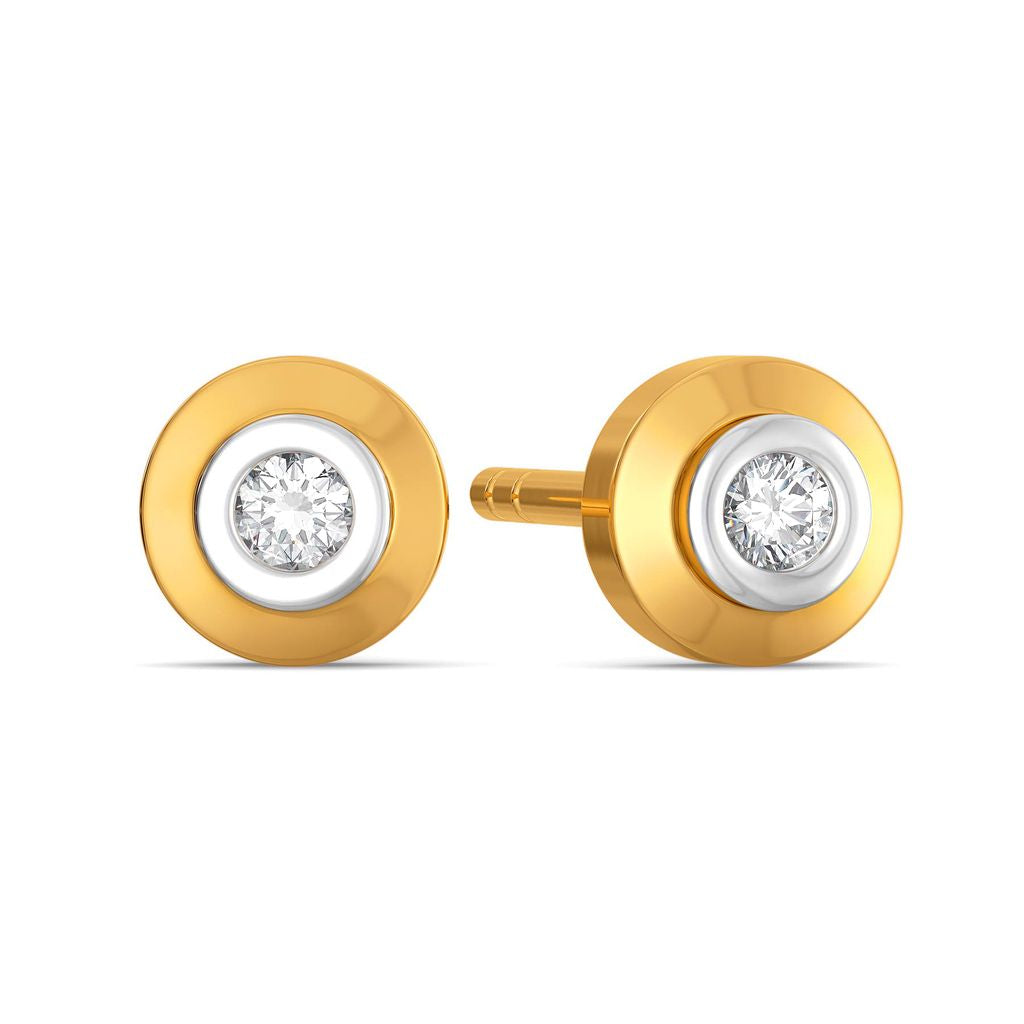 Diamond orb Diamond Earrings