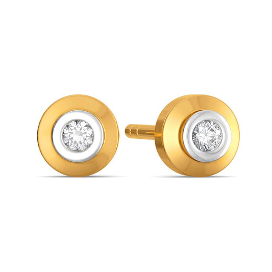Diamond orb Diamond Earrings