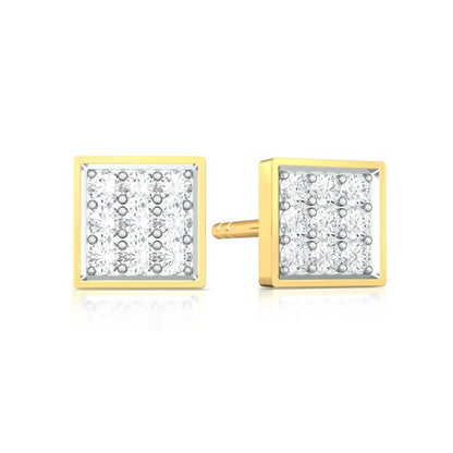All Square Diamond Earrings