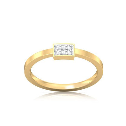 Oblong Bling Diamond Rings