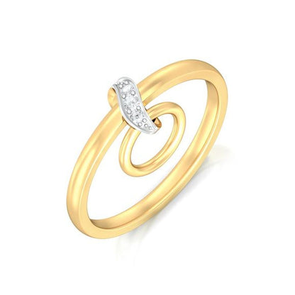 Twirly Whirls Diamond Rings