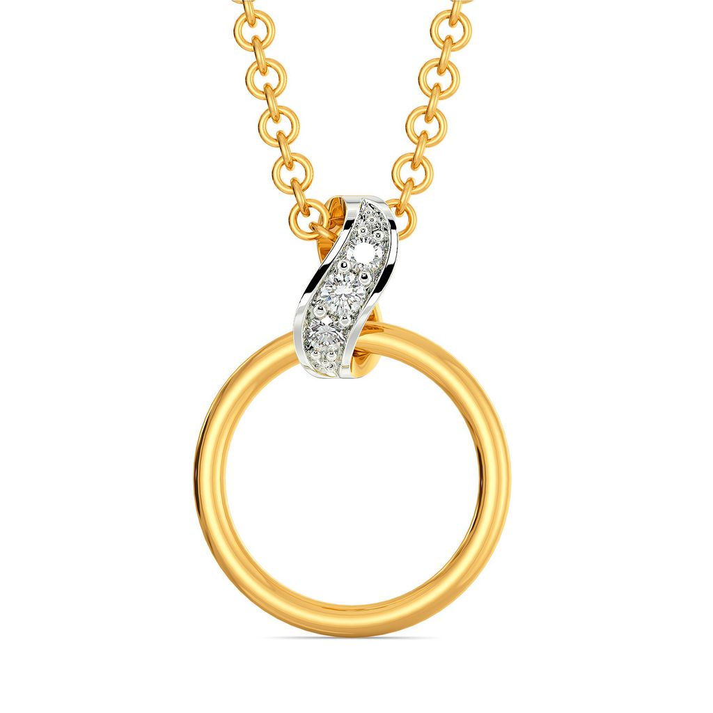 Twirly Whirls Diamond Pendants