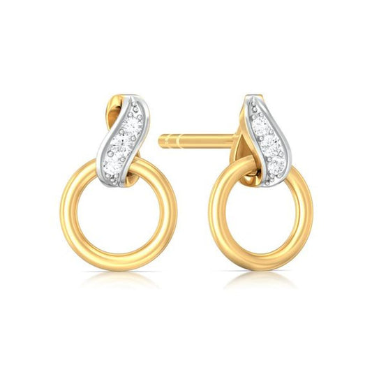 Twirly Whirls Diamond Earrings