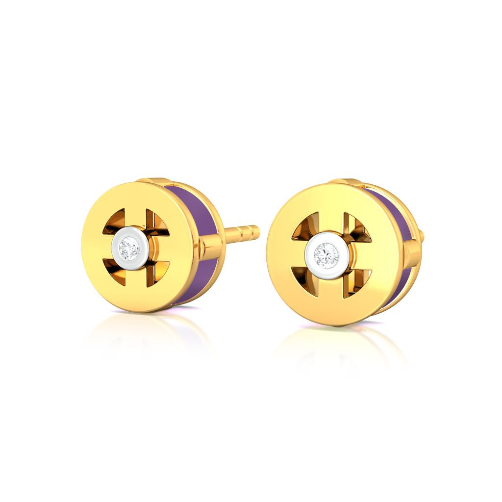 Wheel of Fortune Diamond Earrings