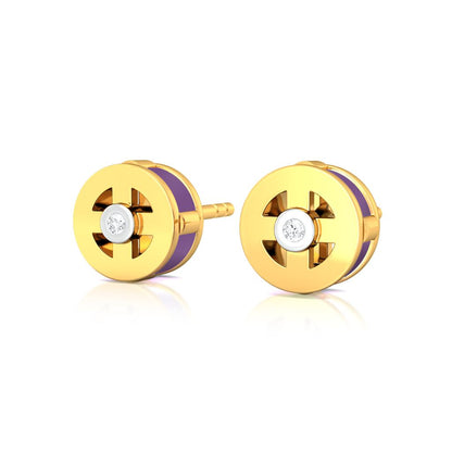 Wheel of Fortune Diamond Earrings